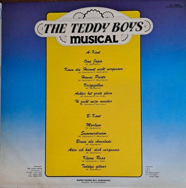 The Teddy boys LP Musical ak