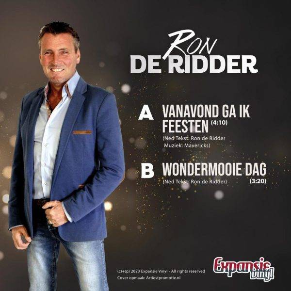 Ron de Ridder - Vanavond ga ik feesten / Wonder mooie dag B