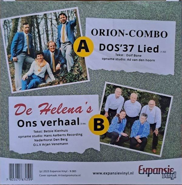 Orion-Combo - Dos '37 lied De Helena's - Ons verhaal B