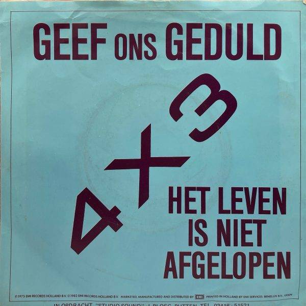 4x3 Geef ons geduld Het leven is niet afgelopen b