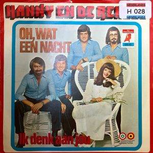 Hanny en de rekels - Oh,wat een nacht Kant A