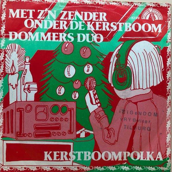 Dommers - Met Z,n zender onder de kerstboom -a