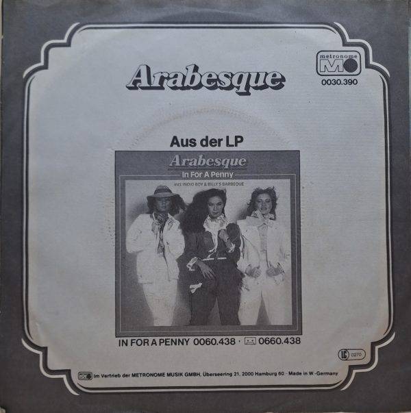 Arabesque - In for a penny I don't wanna have breakfast with you B