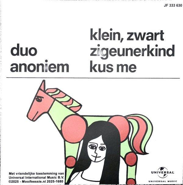 Duo Anoniem - Klein, zwart zigeunerkind Kus me A